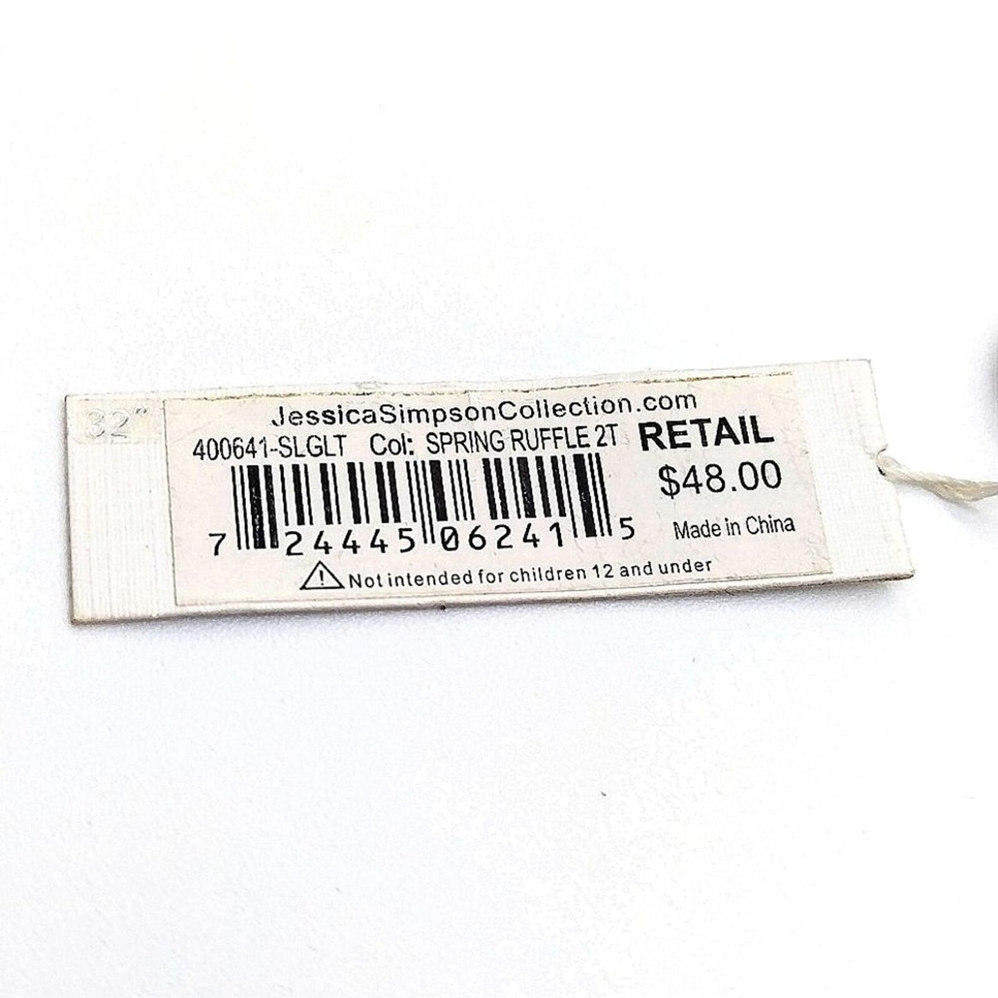 Rare vintage Jessica Simpson Brass and Silver Necklace