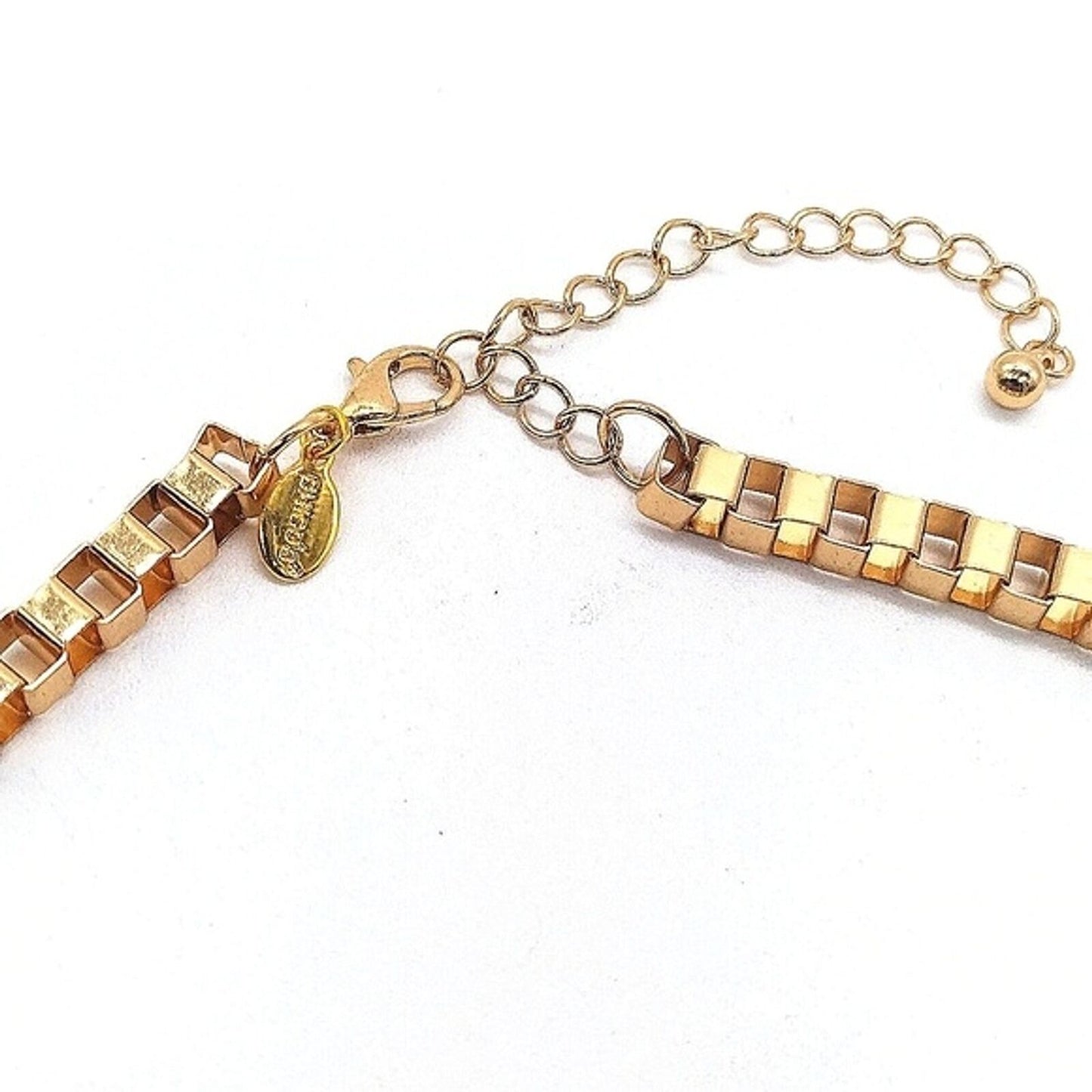Stunning CHICO'S 20" Pearl Drops Statement Necklace in Gold Tone Franco Chain
