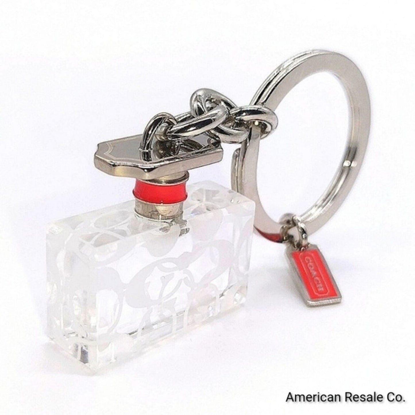 Vintage COACH Perfume Bottle Keychain Fob Purse Charm-Limited Edition-#60138