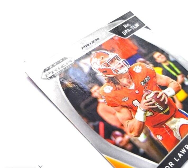 2021 Panini Prizm Draft Picks Trevor Lawrence RC Purple Ice Auto /99