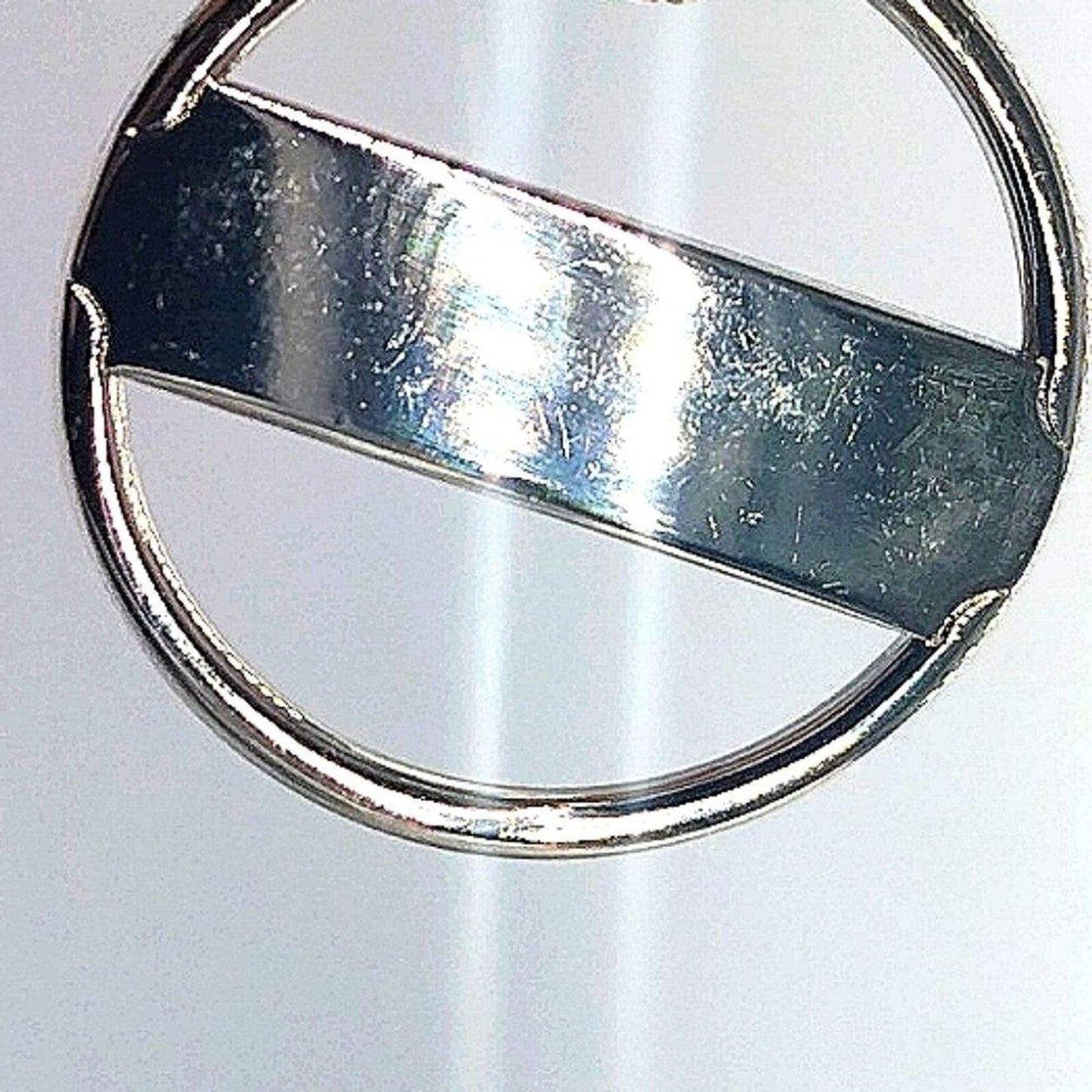 Rare COACH Keychain Fob Black Enamel Medallion Purse Charm Tag Retired