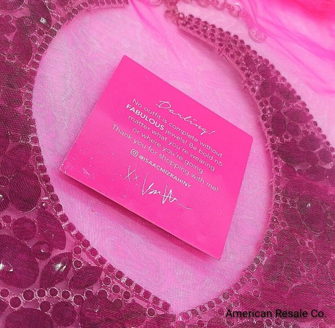 Isaac Mizrahi Live! Multishape 15" Black Crystal Collar Statement Necklace-QVC