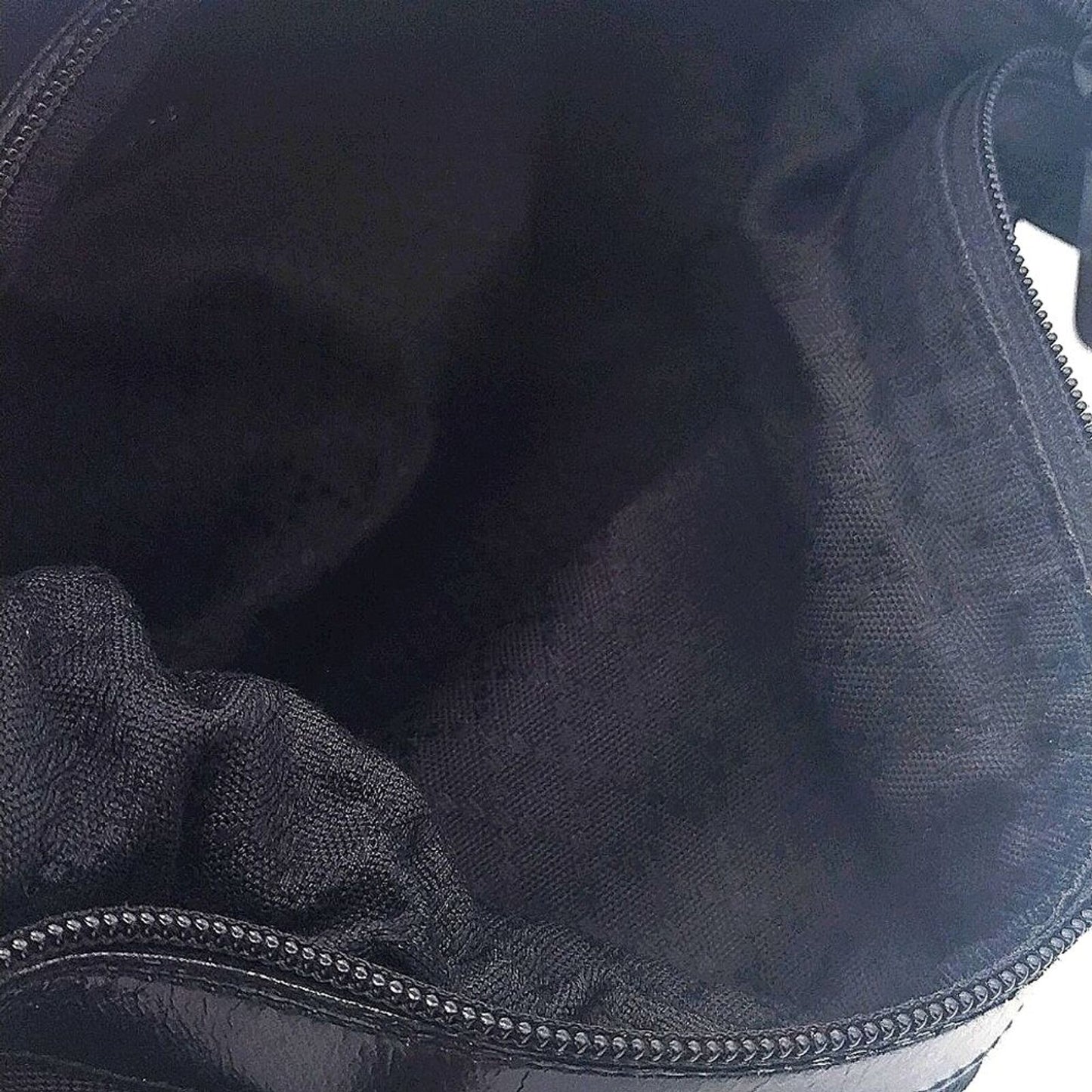 Vintage GUCCI Bamboo Shoulder Bag Canvas & Enamel Leather Authentic T18495