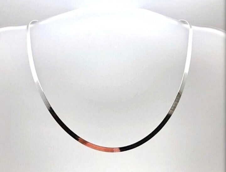 41 Grams Wholesale Lot of 10 Sterling Silver .925 Herringbone 3MM Chains ITALY.