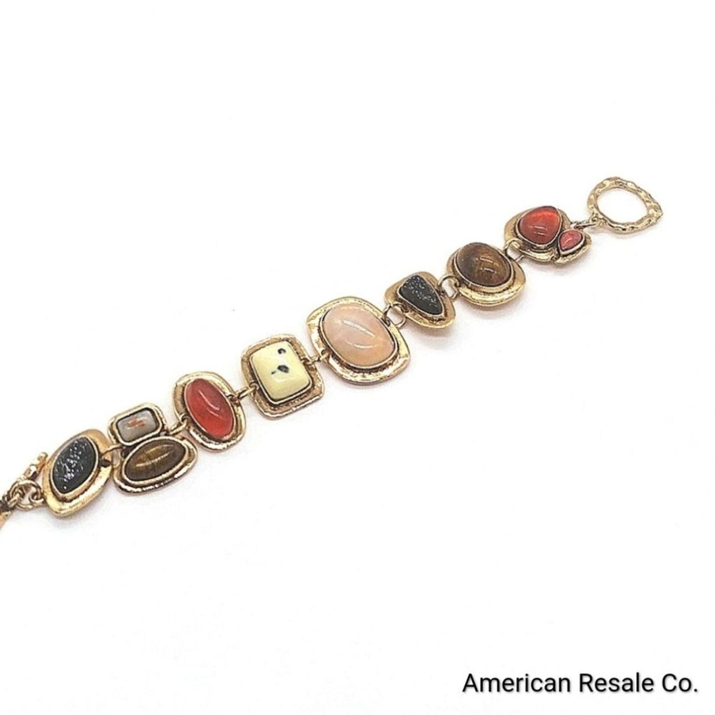 Chunky bracelet, Vintage style boho bracelet, statement bracelet, gold bracelet,