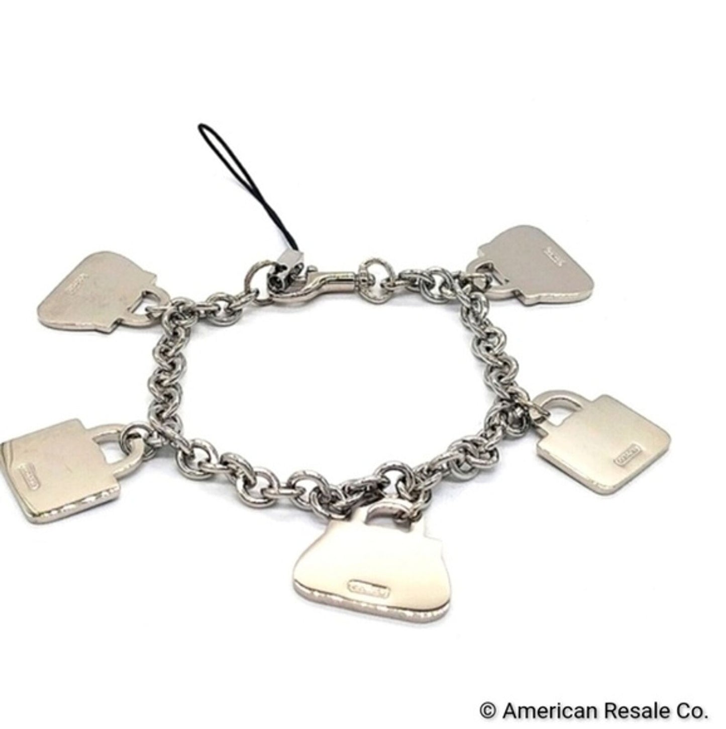 $98 Rare COACH Multi Mini Purse Handbag Bracelet Lanyard Trigger Snap Keychain