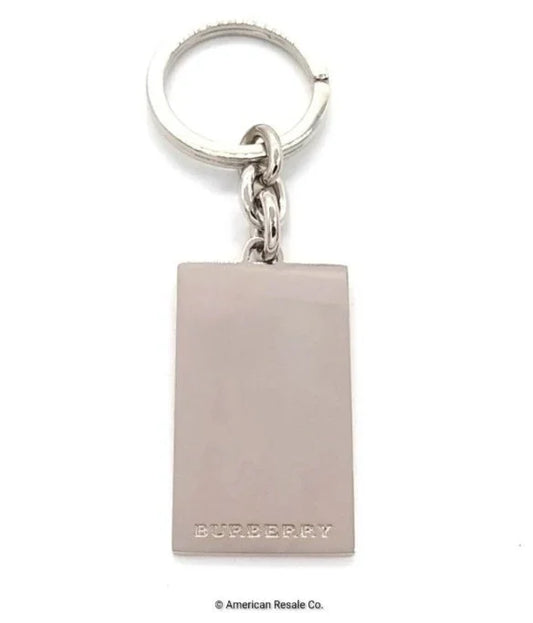 Authentic Vintage BURBERRY Nova Check Plaid Keychain FOB Purse Charm Vintage