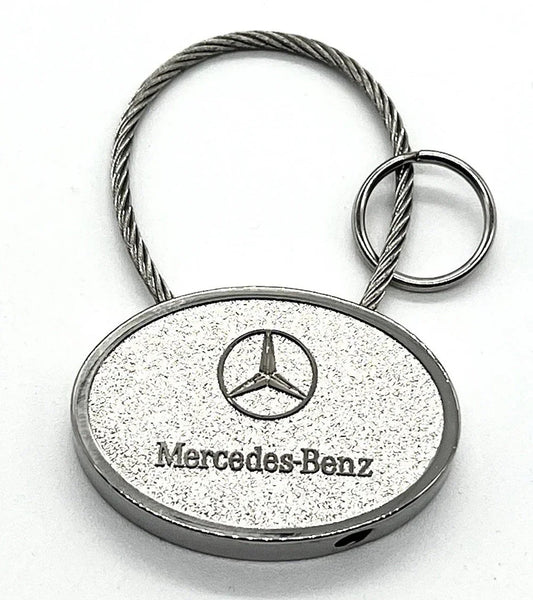 MERCEDES BENZ OEM Rare Cable Keychain Fob-Genuine #6688