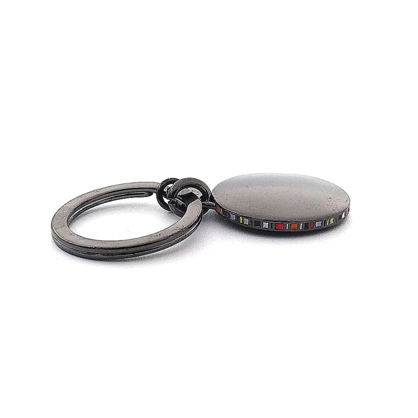 Vintage Paul Smith Keychain in Black with rainbow - Rare