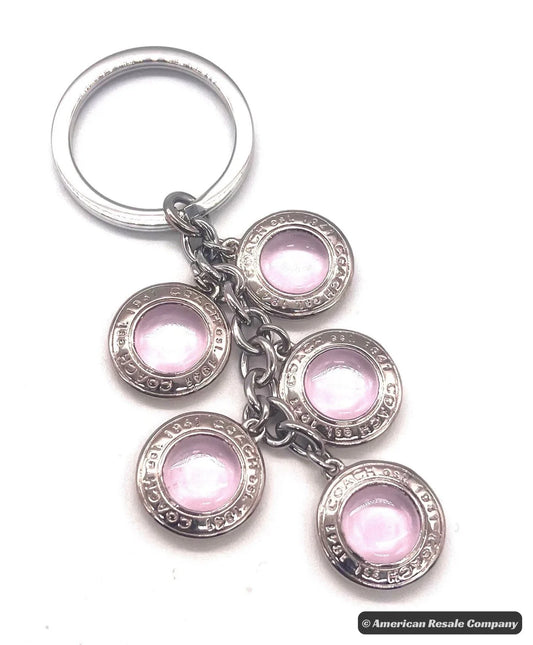 COACH Vintage Cascading Tiger Eye Multi Charm Keychain Fob-Authentic-Rare! $129