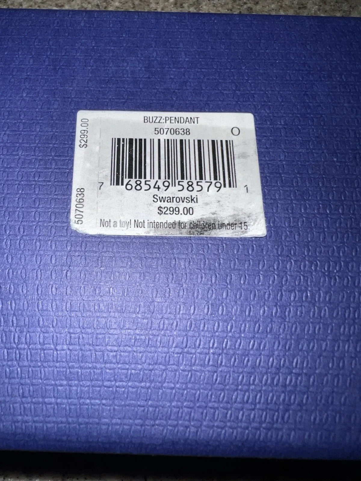 $300 RETIRED Swarovski Buzz Multi-Color Crystal Pendant Long Necklace 5070638