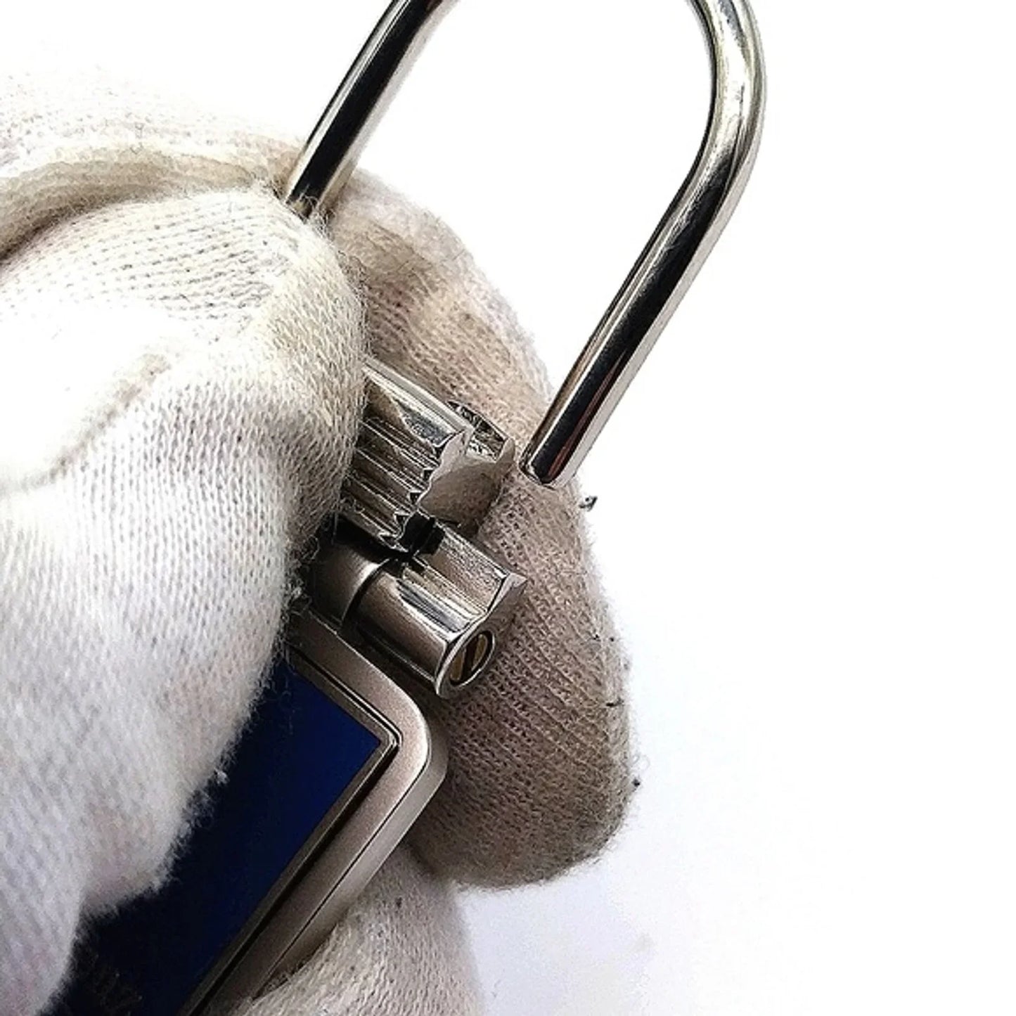 NIB Authentic Mercedes Benz Vintage Keychain Key Fob in Nickel-OEM