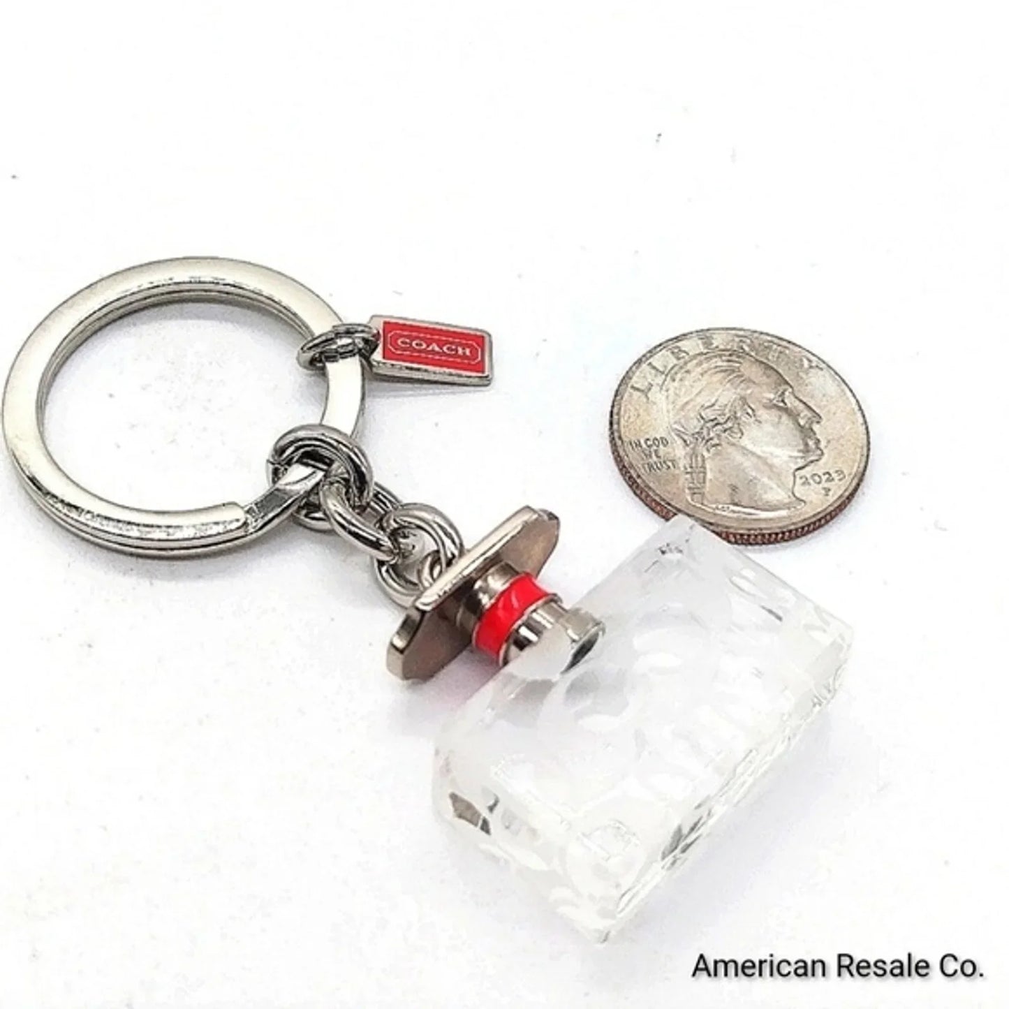 Vintage COACH Perfume Bottle Keychain Fob Purse Charm-Limited Edition-#60138