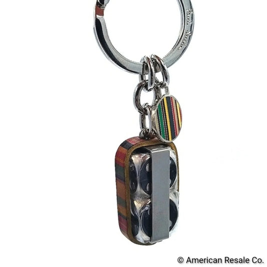 50% Off! $179 Paul Smith Vintage Dice Leather Keychain Fob
