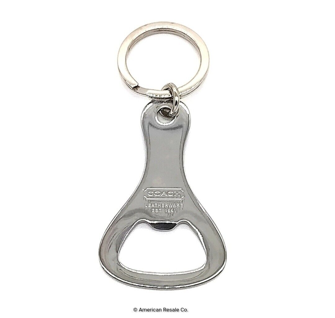 Rare COACH Bottle Opener Keychain Key Fob Charm Accessory Men Women- #FS7289