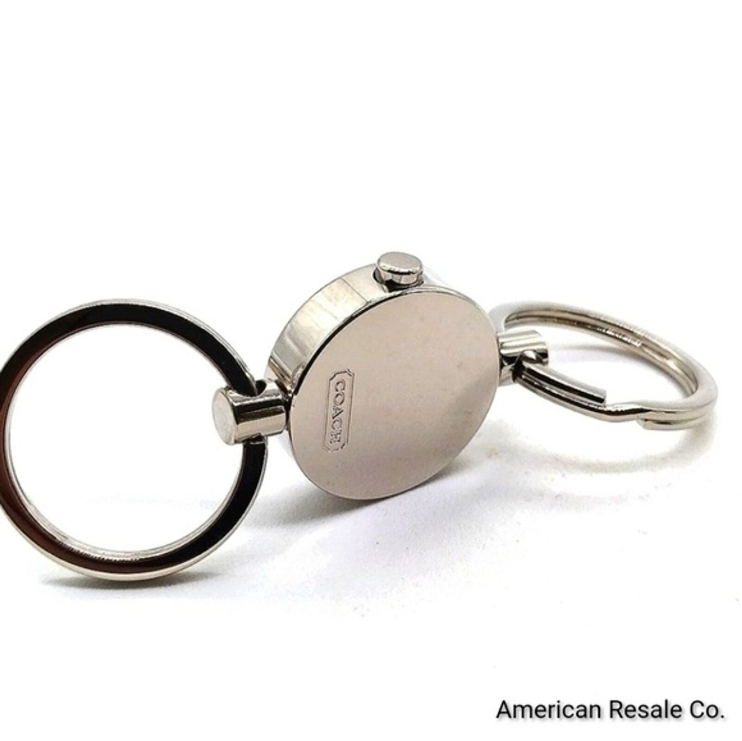 COACH Vintage Burgundy Dual Keychain fob with Release for Valet