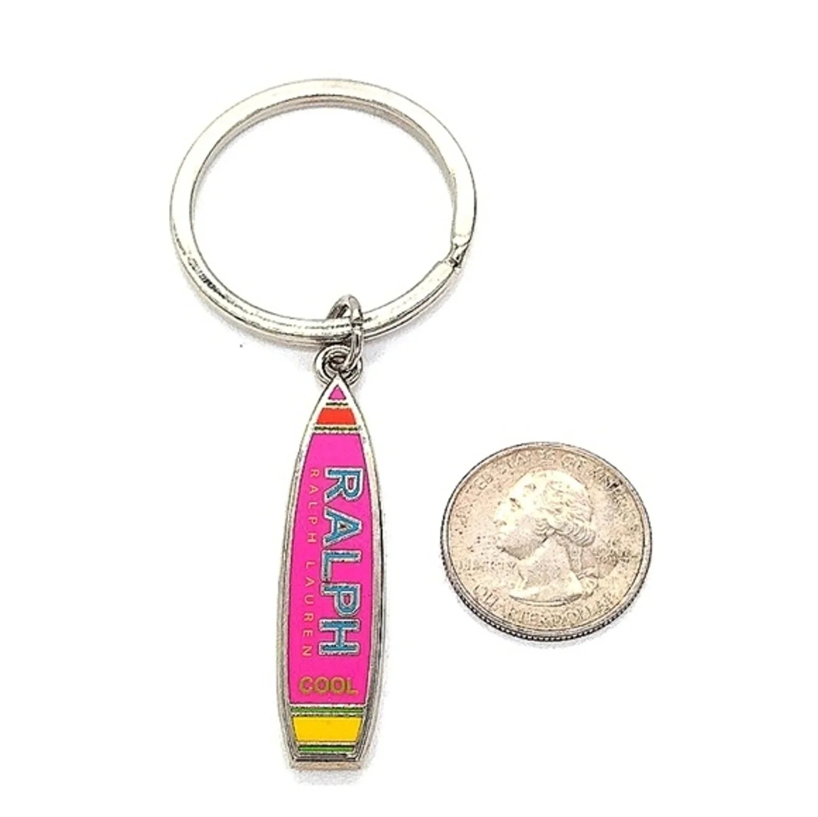 POLO Ralph Lauren Vintage Surf Board Keychain Fob Purse Charm