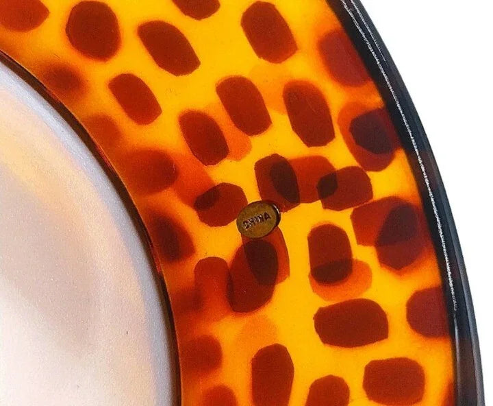 New Vintage JOAN RIVERS Signed Lucite Simulated Tortoise Bangle Bracelet-QVC