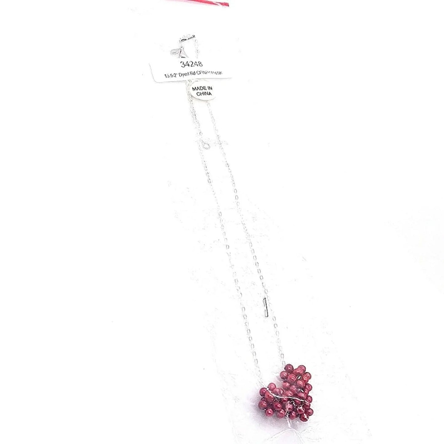 Cultured Freshwater Pearl Heart Pendant Necklace in Sterling Silver