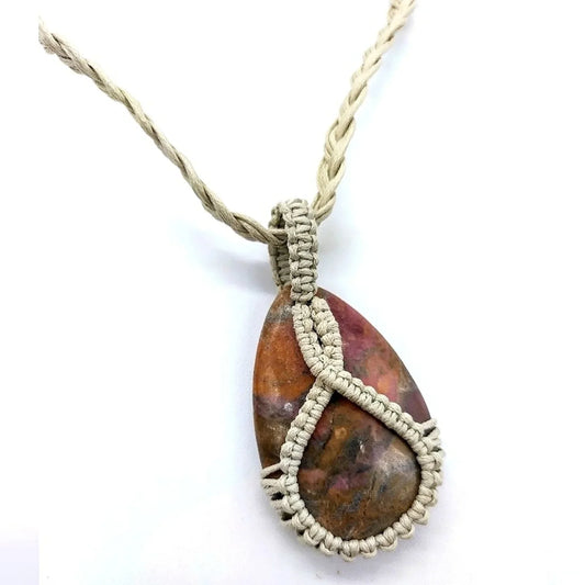 FREE PEOPLE Genuine Stone Pendant Boho Necklace-NWT $48