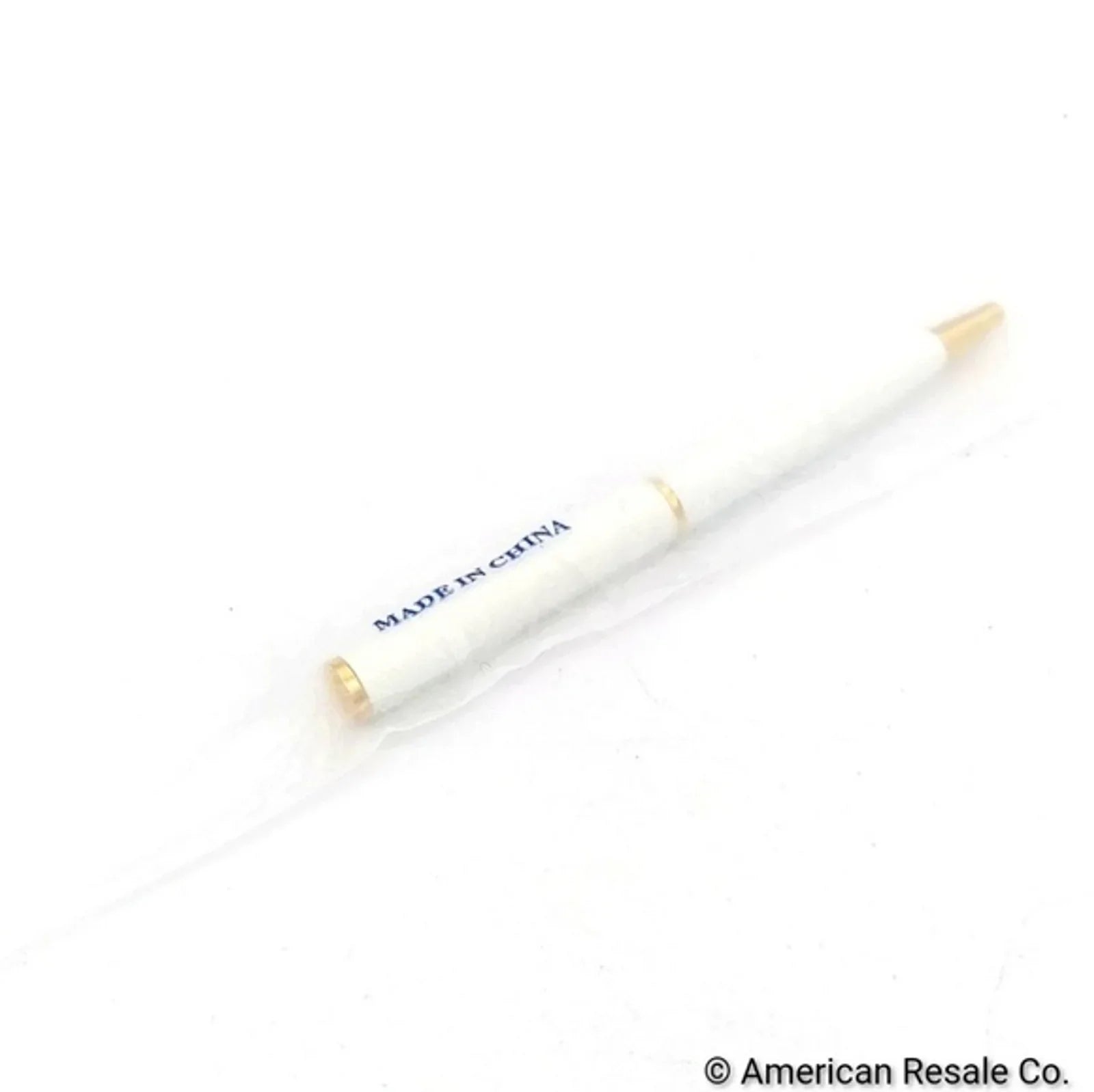 COACH Vintage White and Gold 4" Wallet Pen-EXTREMELY RARE! Authentic.