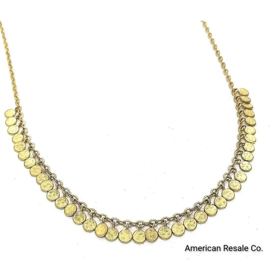 SILPADA Let it Glow Necklace in Gold Brass KR-36"