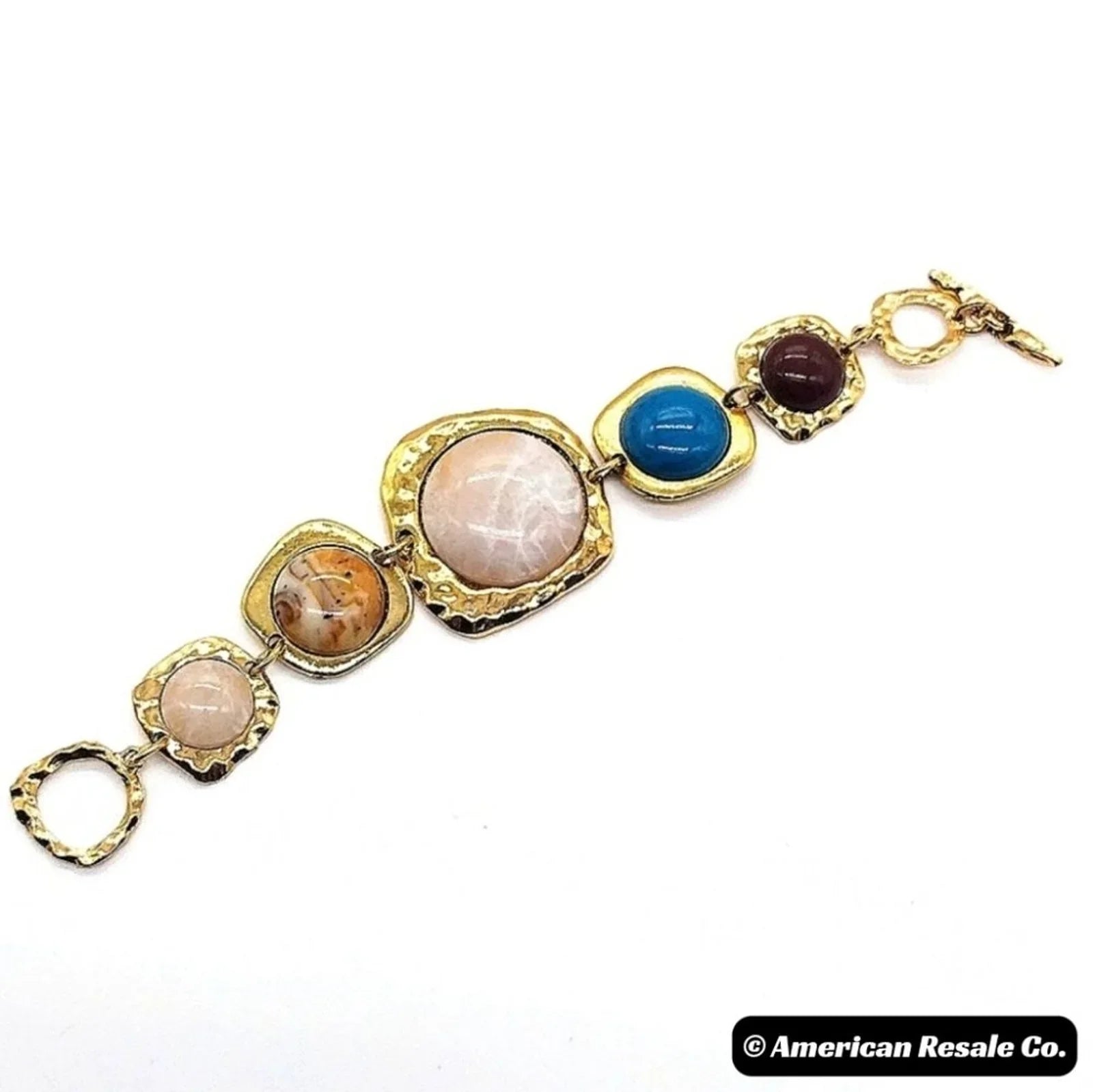 Chunky Gold Bracelet, Vintage Style Boho Bracelet, Statement Bracelet