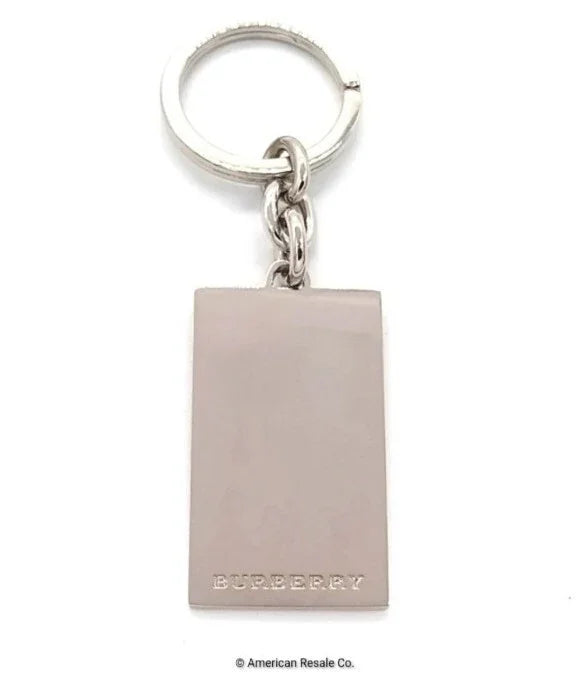 Authentic Vintage BURBERRY Nova Check Plaid  Keychain FOB Purse Charm Vintage