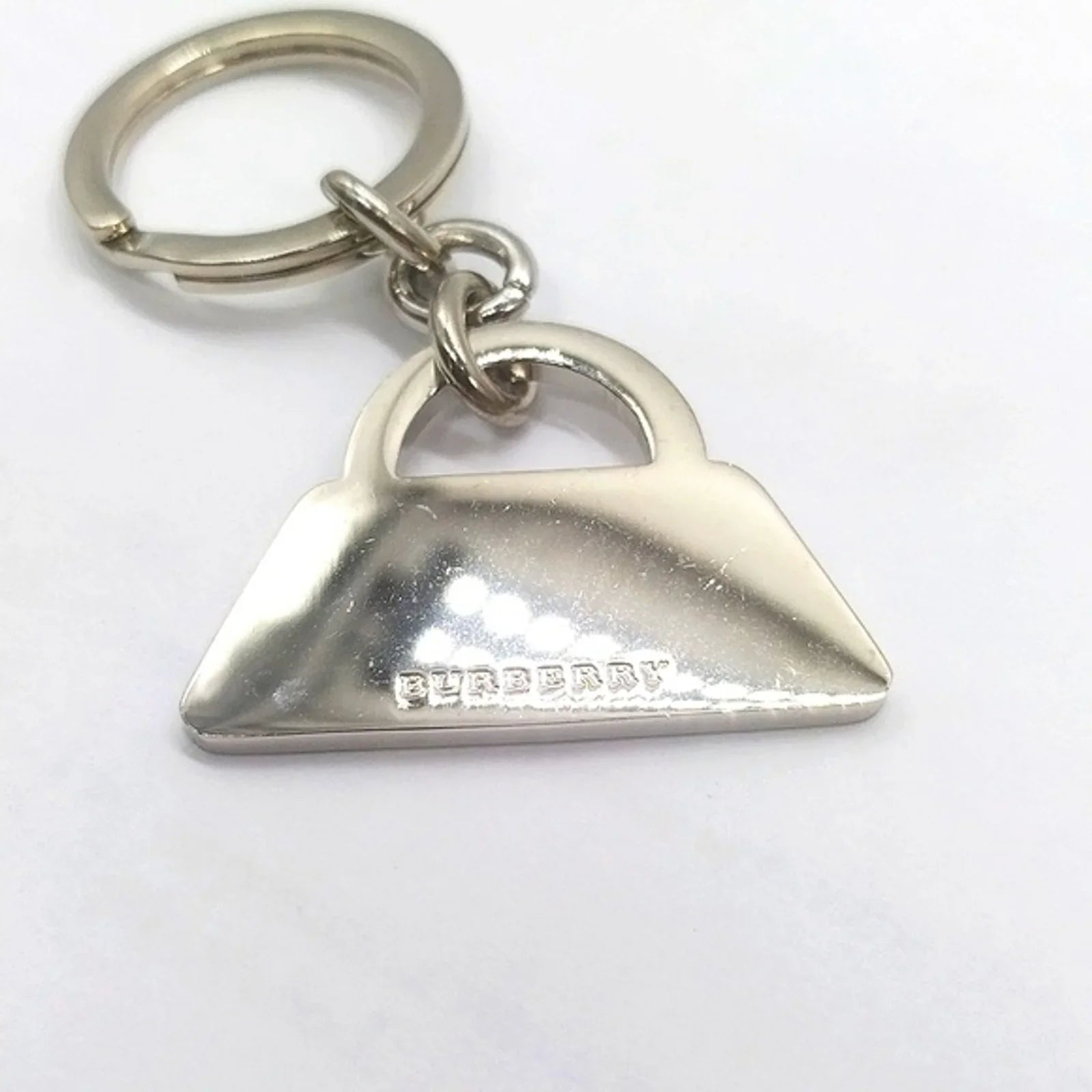 Vintage BURBERRY Nova Check Mini Purse Keychain Fob Purse Charm