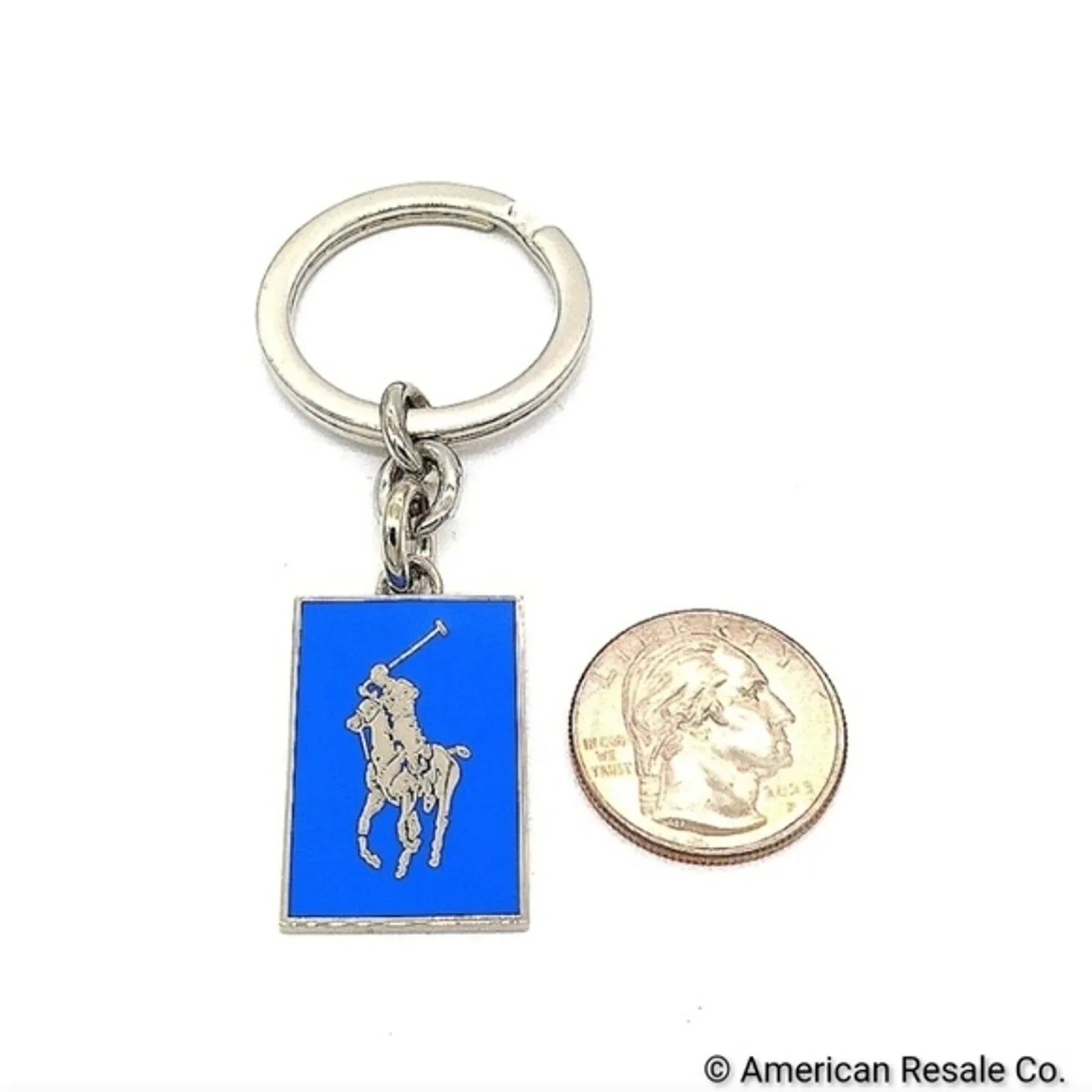 Blue POLO Ralph Lauren Vintage Keychain Fob