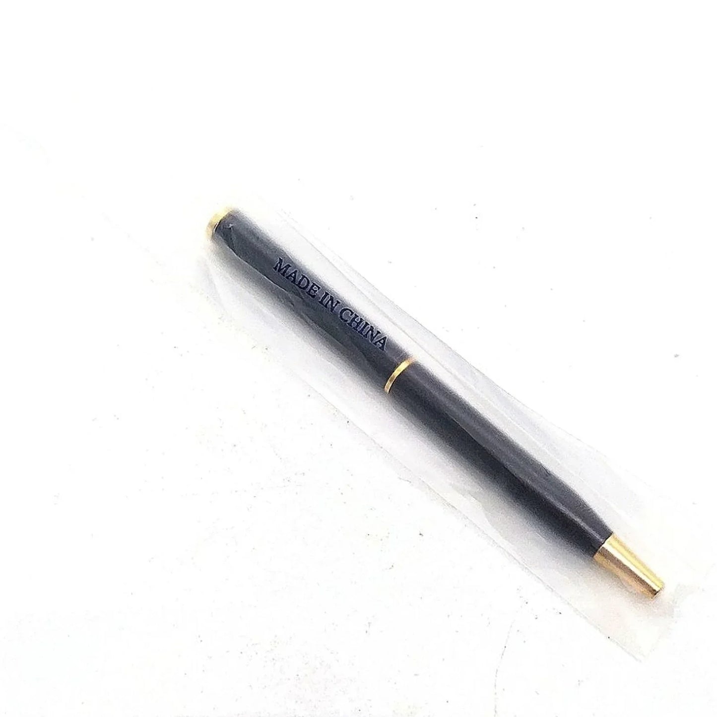 COACH Espresso and Gold Vintage 4" Wallet Pen-RARE-Authentic