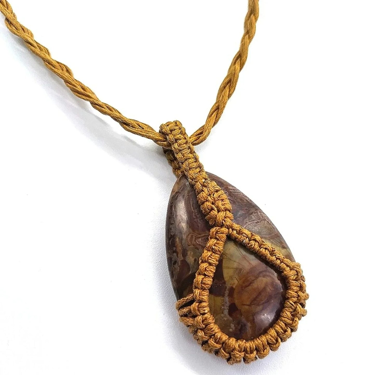 FREE PEOPLE Genuine Stone Pendant Boho Necklace-NWT $48