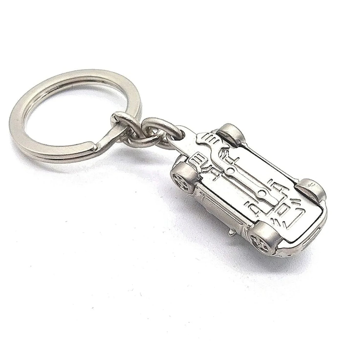 Authentic Mini Cooper Keychain Fob OEM in Nickel-Rare-New without box