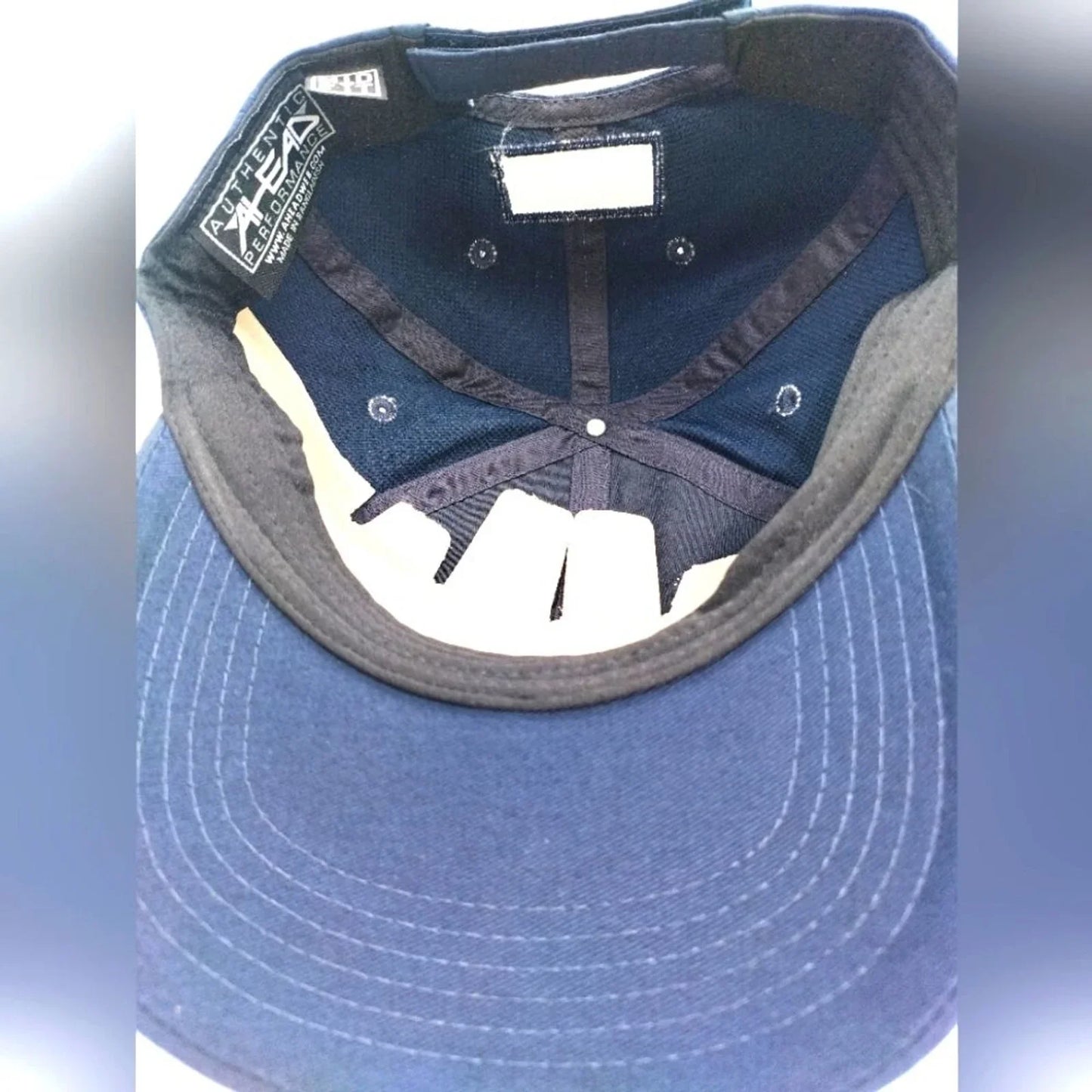 New Navy Blue Merrill Lynch Rare Golf Adjustable Midfit Hat by AHEAD
