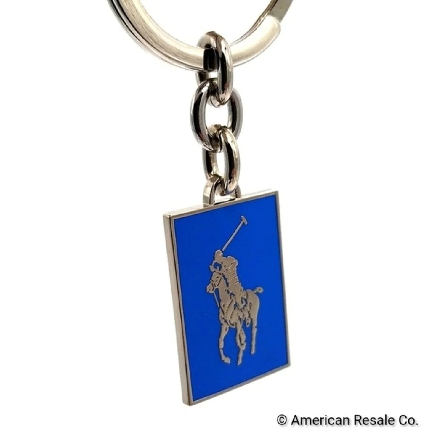 Blue POLO Ralph Lauren Vintage Keychain Fob