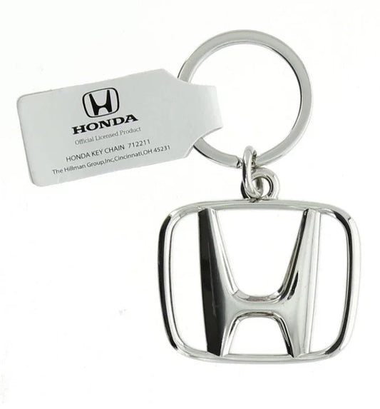 Honda Key Chain Emblem Metal 712211 Honda Logo Key Ring In Silver. SHIPS FAST!