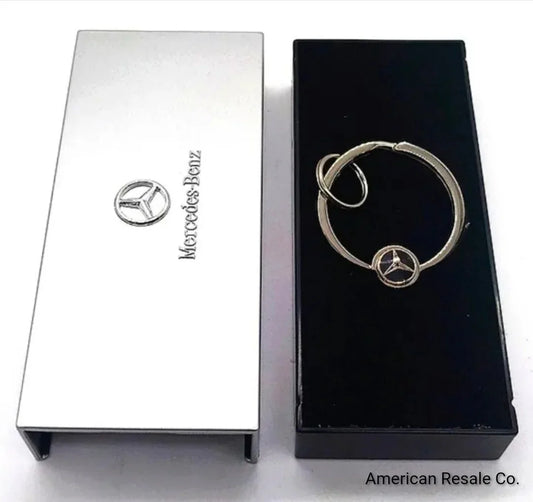 OEM Mercedes Benz Vintage Retro Keychain Fob NIB