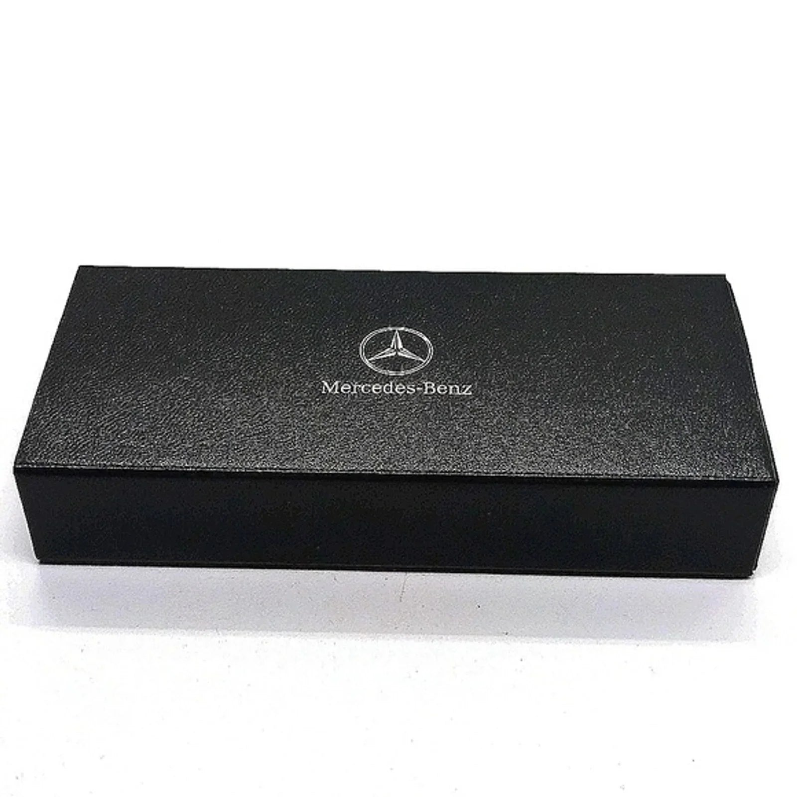NIB Authentic Mercedes Benz Vintage Keychain Key Fob in Nickel-OEM