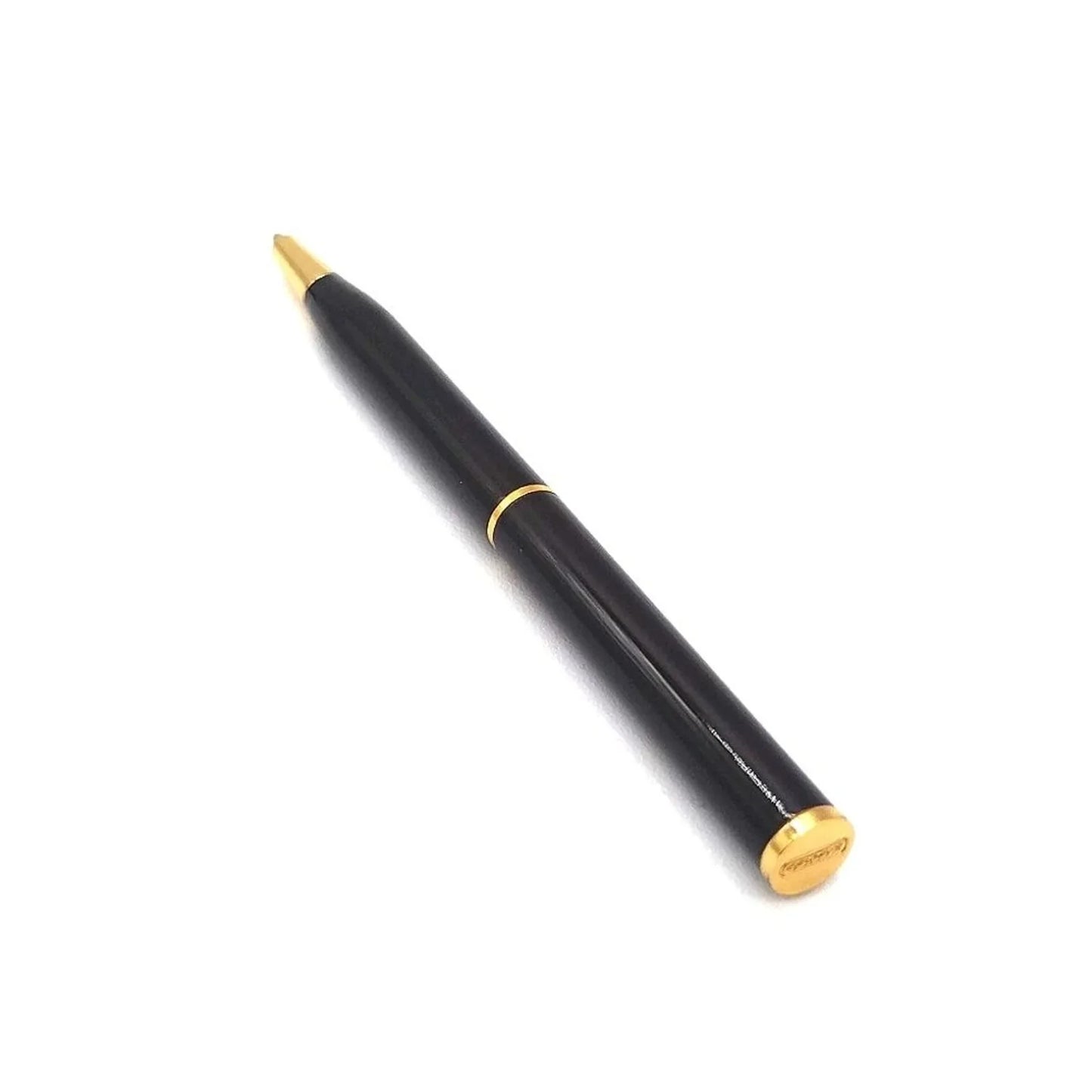 COACH Espresso and Gold Vintage 4" Wallet Pen-RARE-Authentic