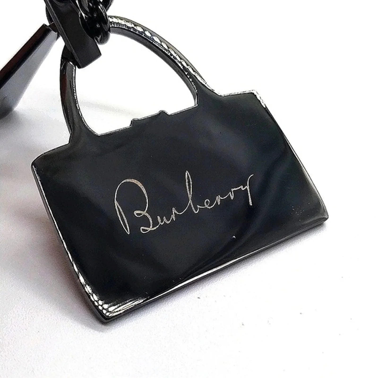 Vintage Burberry Plaid Purse and Heel Keychain FOB Tigger Snap Purse Charm