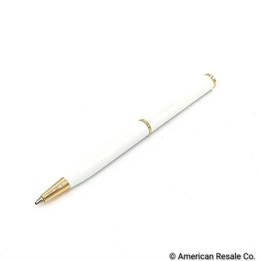 COACH Vintage White and Gold 4" Wallet Pen-EXTREMELY RARE! Authentic.