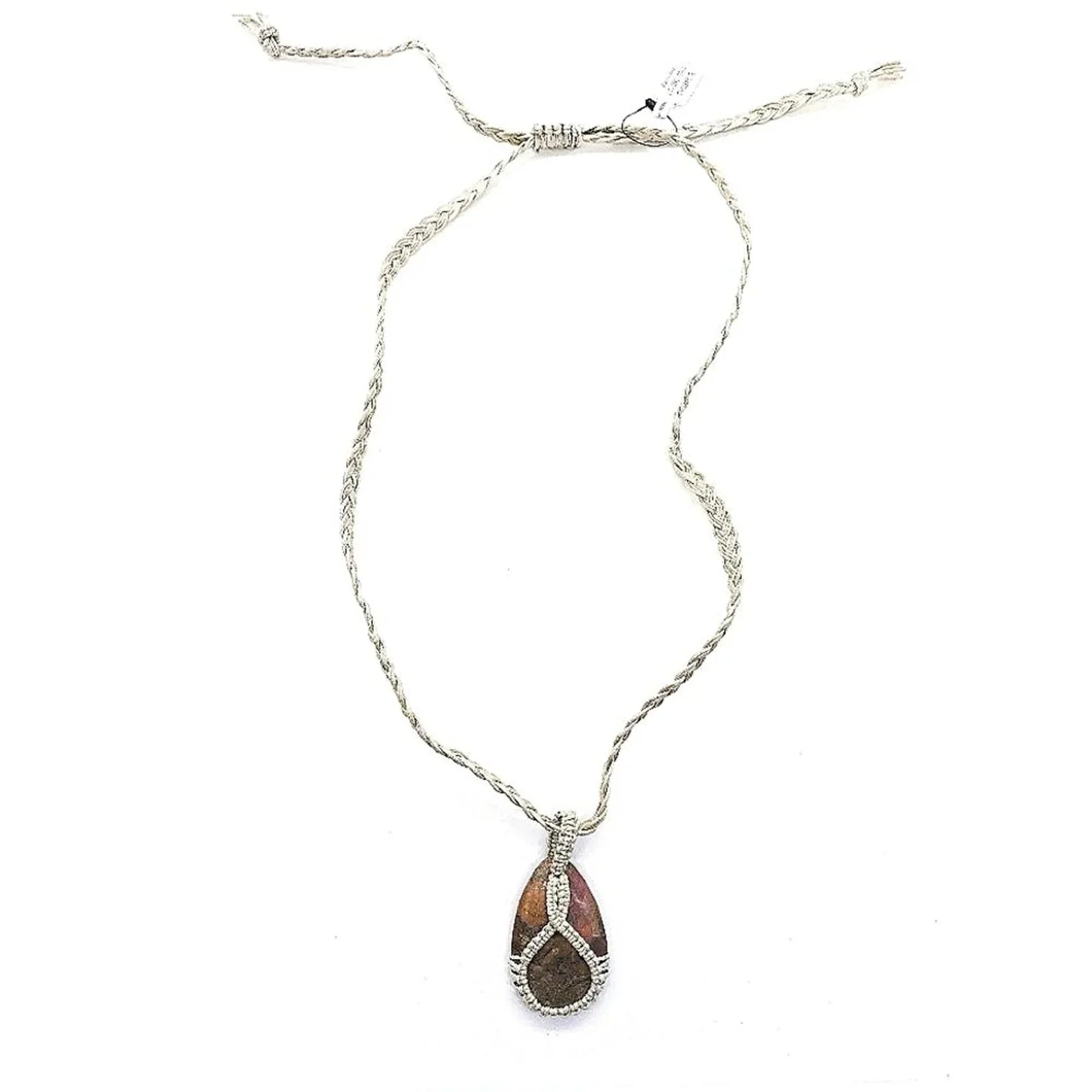 FREE PEOPLE Genuine Stone Pendant Boho Necklace-NWT $48