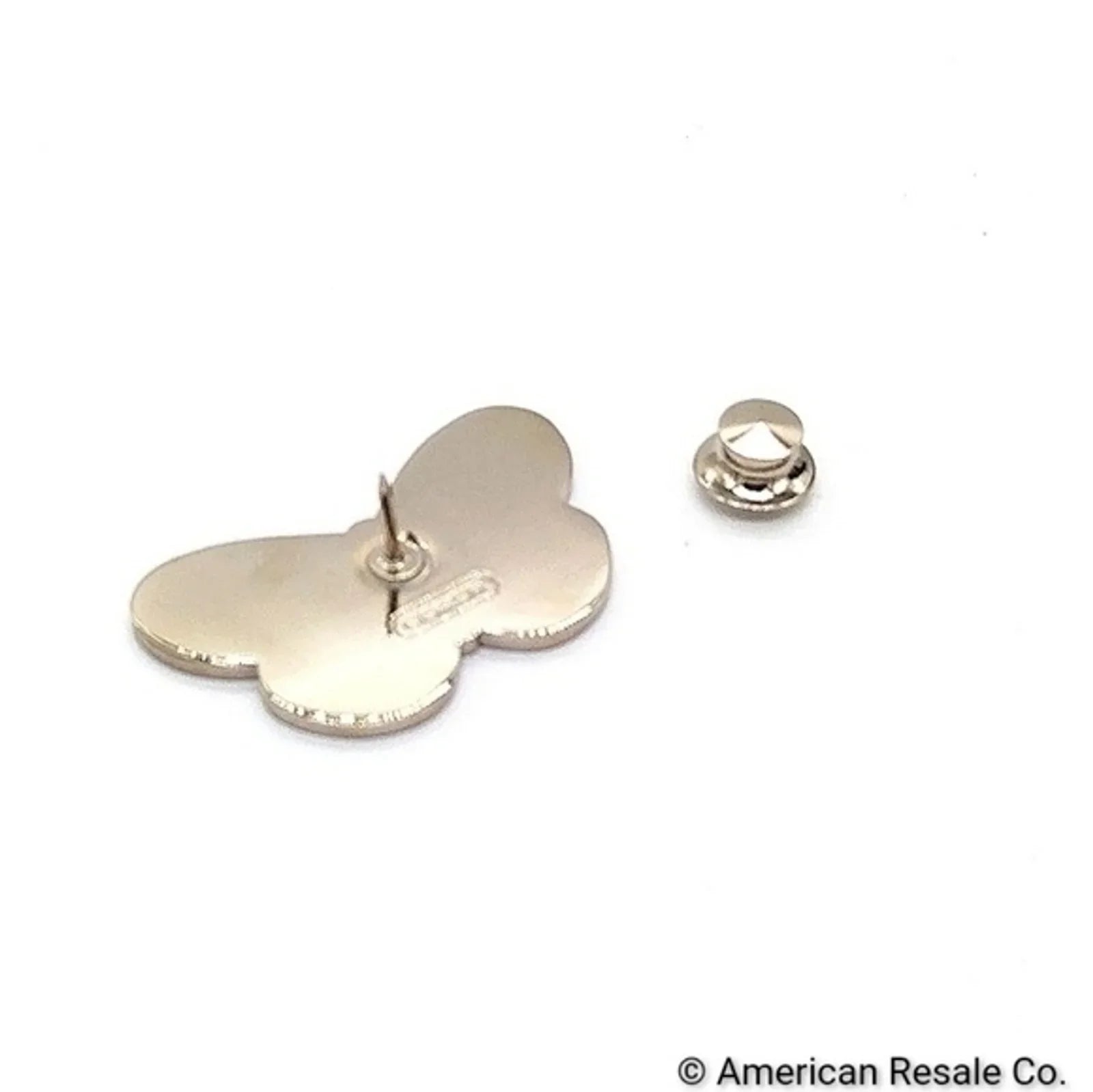 Vintage COACH White Enamel Butterfly Lapel Pin Brooch Purse Backpack Pin Charm