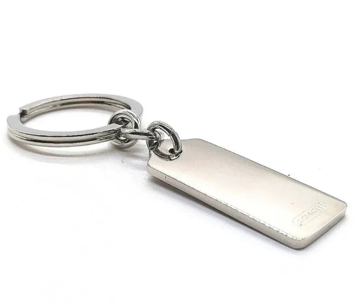 Rare COACH Vintage LOZ Pave Swarovski Enamel Keychain FOB Purse Charm #8865