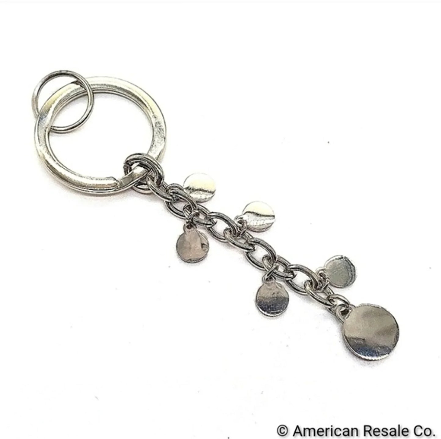 Genuine Mercedes Benz Multi Charm Fob Keychain Fob Purse Charm Silver in Pink