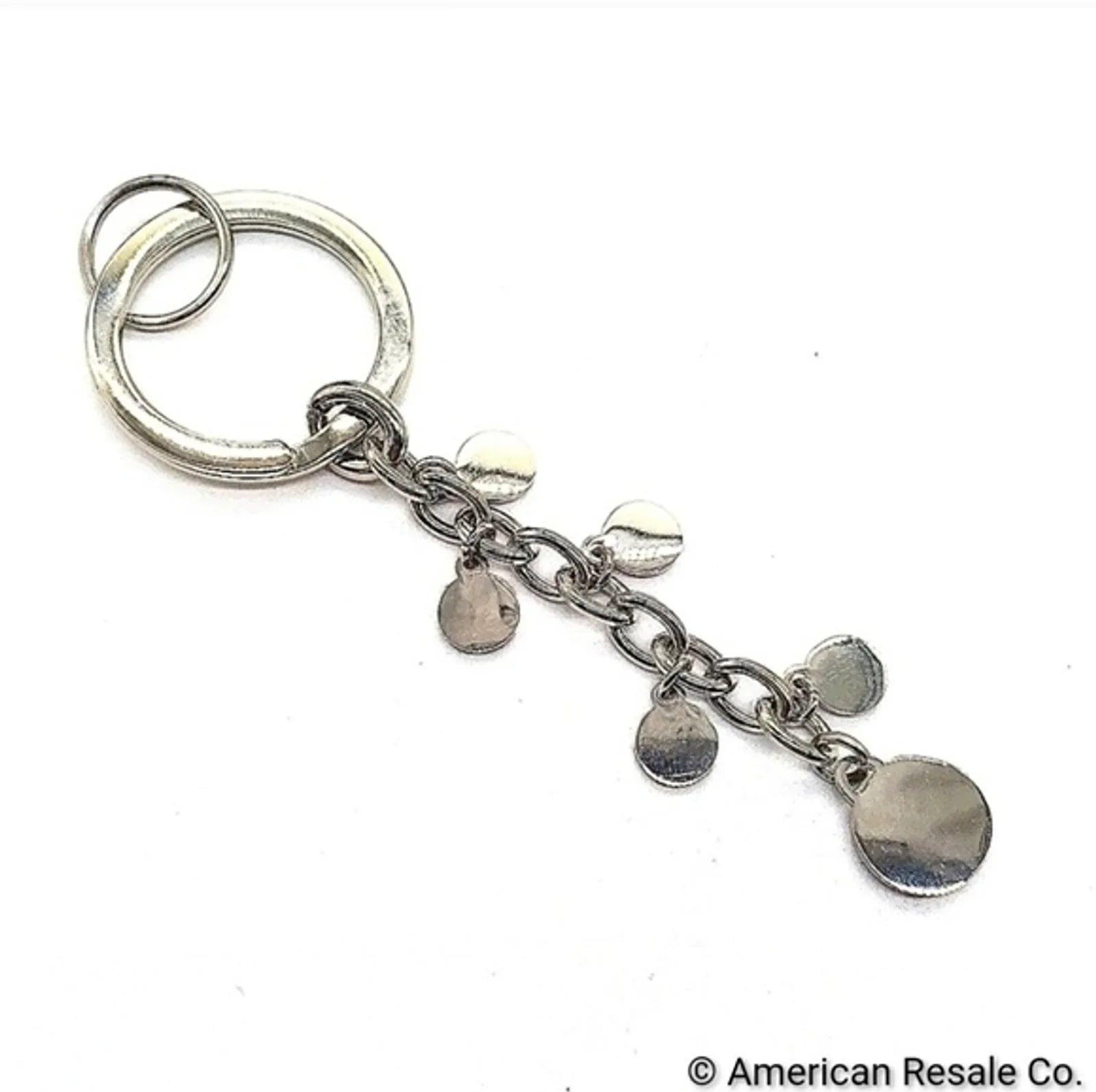 Genuine Mercedes Benz Multi Charm Fob Keychain Fob Purse Charm Silver in Pink