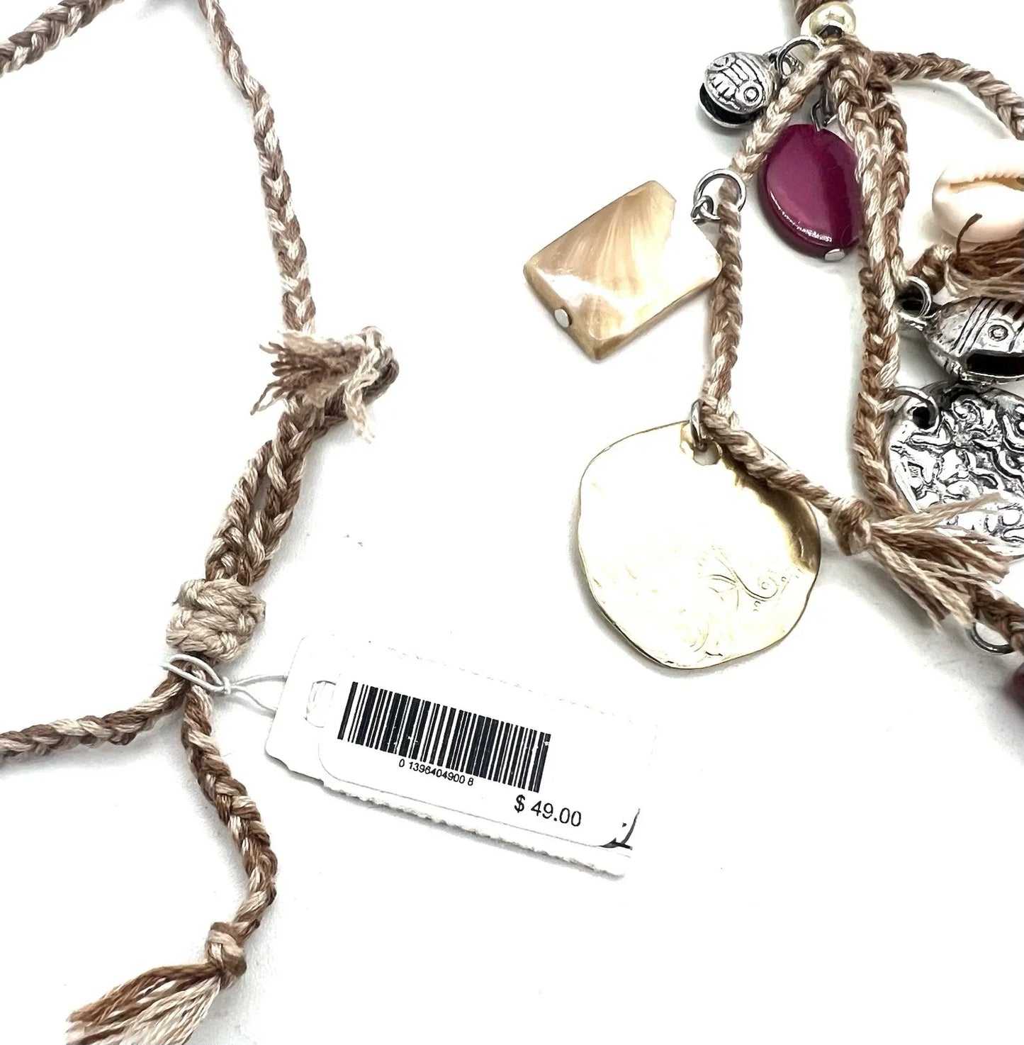 J. JILL Summer Solstice Tassel Pendant Necklace NWT $50