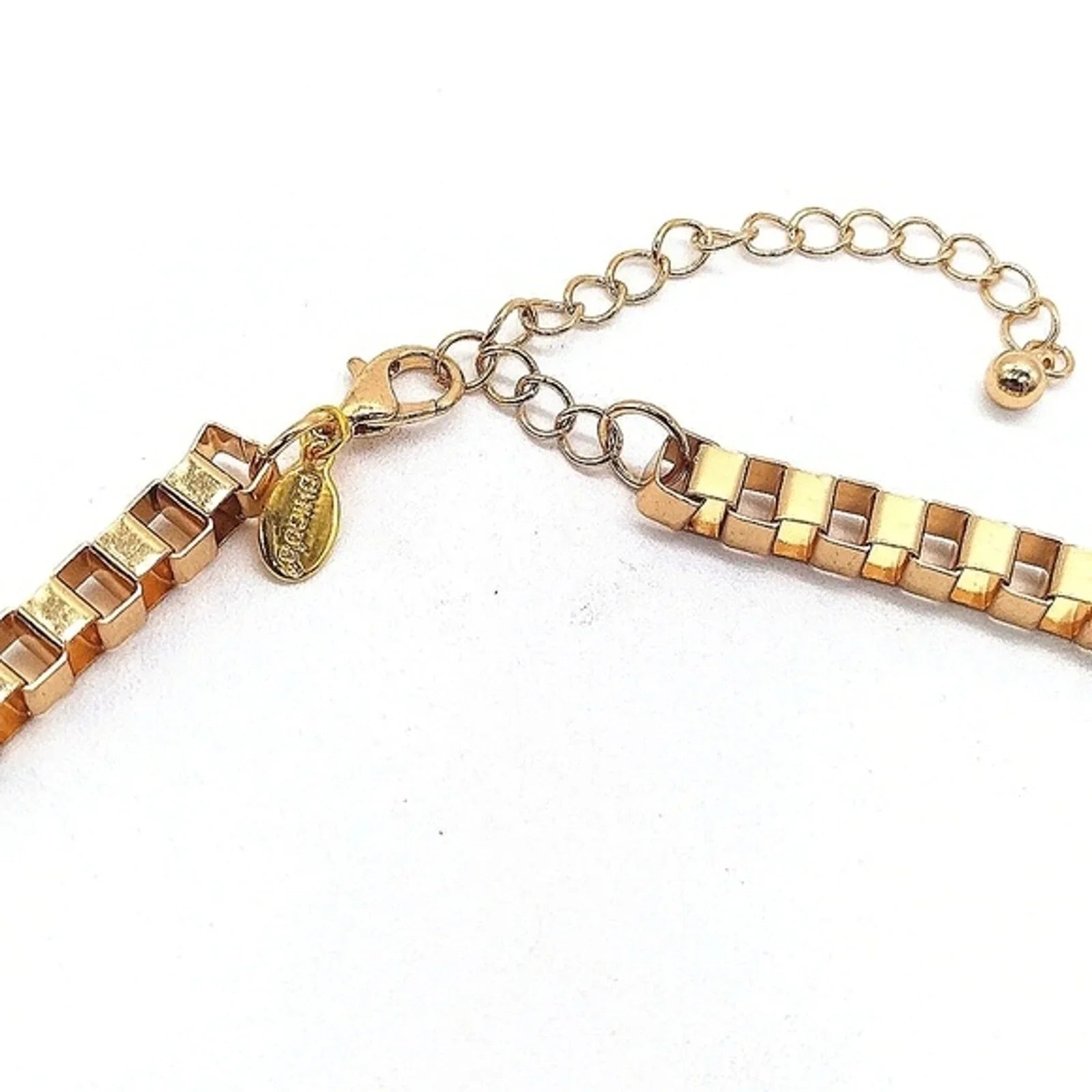 Stunning CHICO'S 20" Pearl Drops Statement  Necklace in Gold Tone Franco Chain