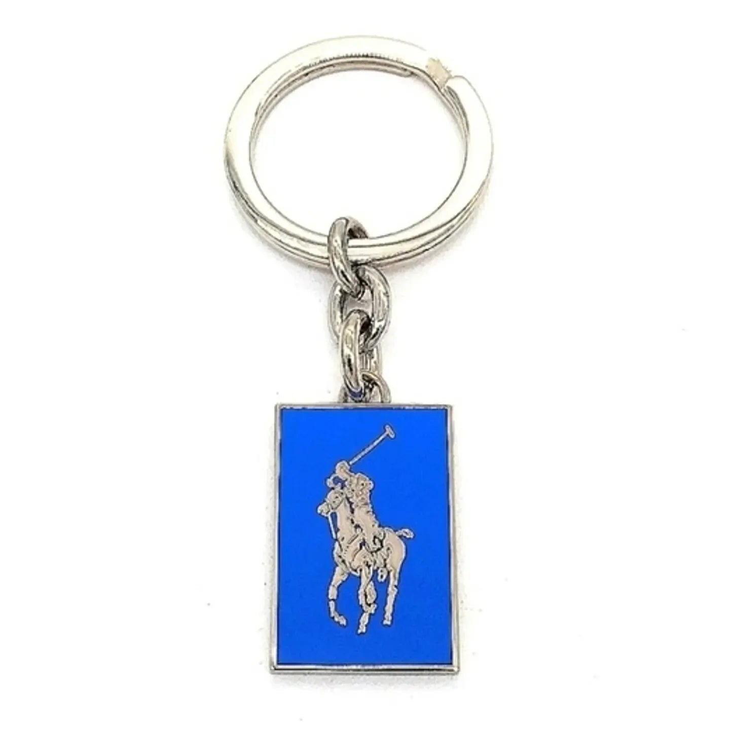 Blue POLO Ralph Lauren Vintage Keychain Fob