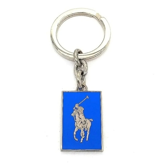 Blue POLO Ralph Lauren Vintage Keychain Fob